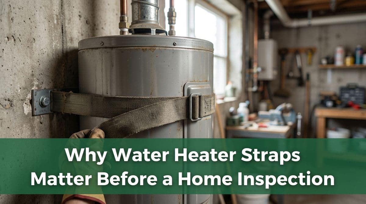 Blog post Why Water Heater Straps Matter Before a Home Inspection image