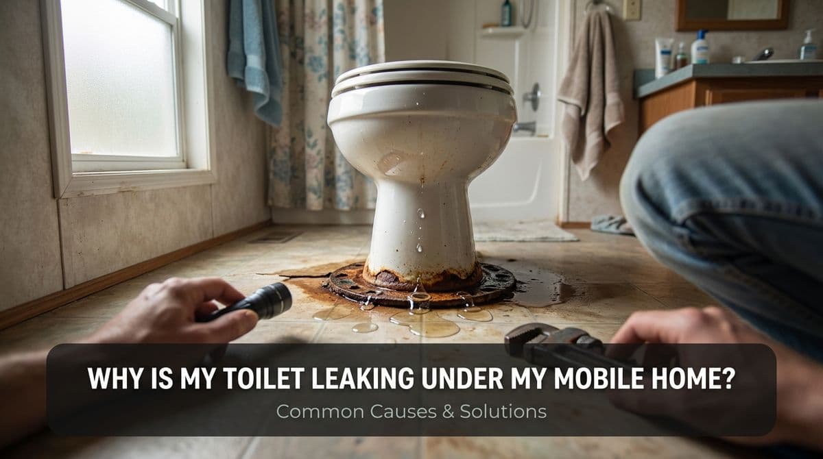 Blog post Why Is My Toilet Leaking Under My Mobile Home? image