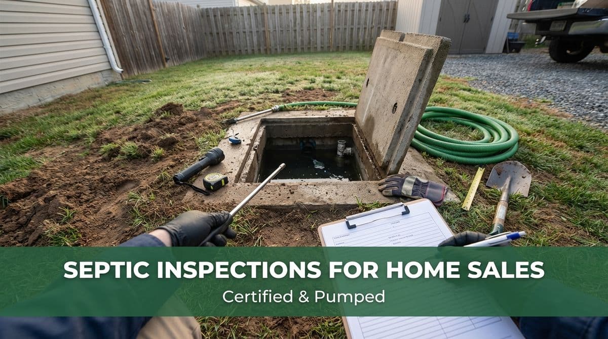 Blog post Septic Inspections for Home Sales: Certified & Pumped image